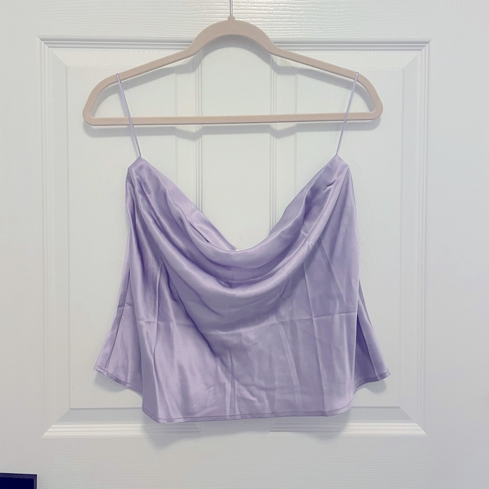 Reformation Lavender Tube Top Size L NWT